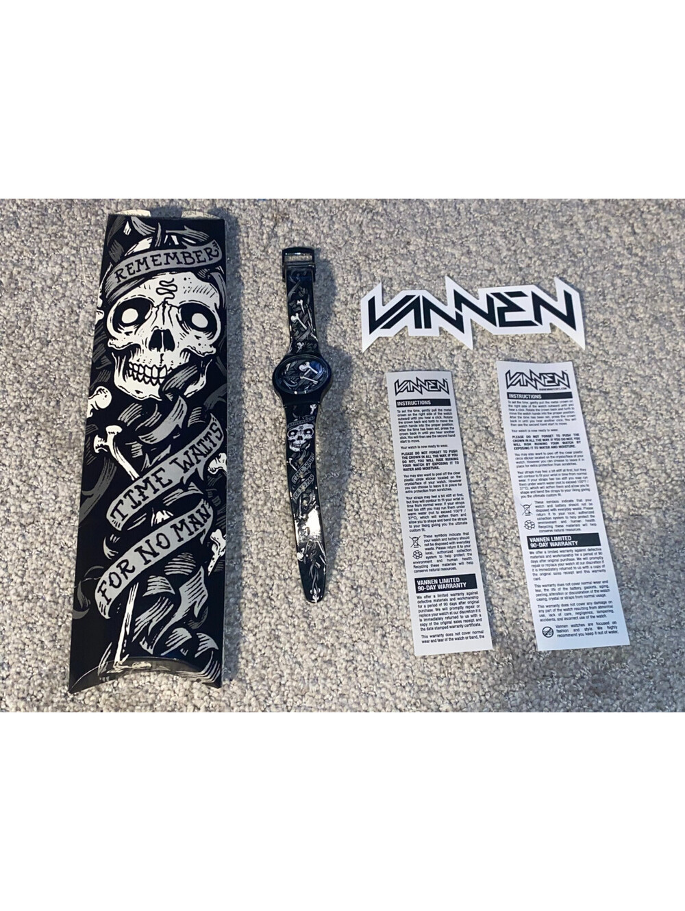 VANNEN 2009 Brian Morris Official WATCH -Limited Ed  wristwatch - w/ org package